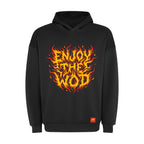 SUDADERA CAPUCHA "ENJOY THE WOD IN FLAMES" ORIGINAL