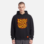 SUDADERA CAPUCHA "ENJOY THE WOD IN FLAMES" ORIGINAL
