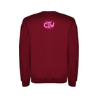 SUDADERA "ENJOY THE WOD IN FLAMES" PINK