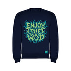 SUDADERA "ENJOY THE WOD IN FLAMES" GREEN