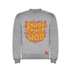 SUDADERA "ENJOY THE WOD IN FLAMES" ORIGINAL
