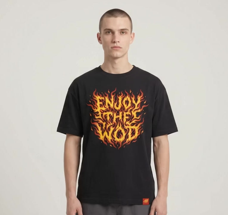 OVERSIZE "ENJOY THE WOD IN FLAMES" ORIGINAL
