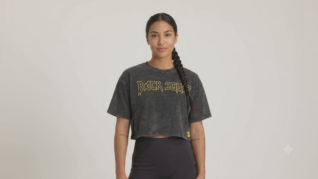 CROP TOP "Back Squat"