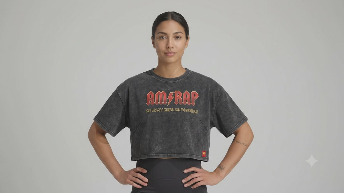 CROP TOP "AM/RAP"